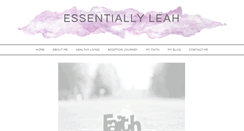 Desktop Screenshot of essentiallyleah.com